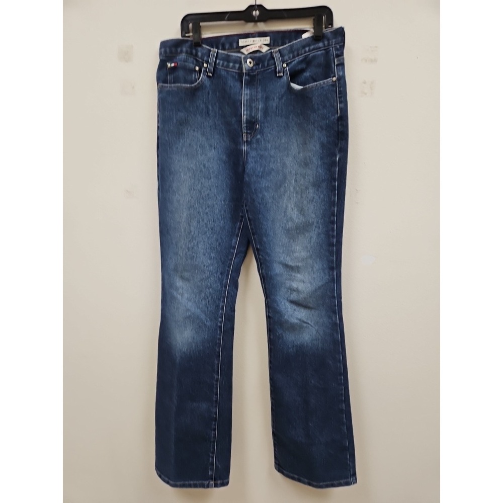 Tommy Hilfiger Jeans Womens Size 12 Hipster Boot Cut   Denim